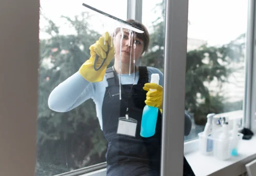 Nettoyage de vitres intérieures et extérieures à Trie-Château